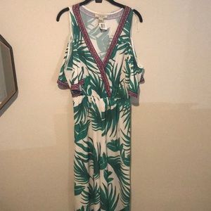 Cold Shoulder Palm Jumper